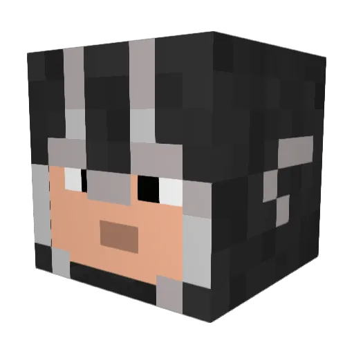 The_Prime_Dragon Minecraft avatar head, 3D render