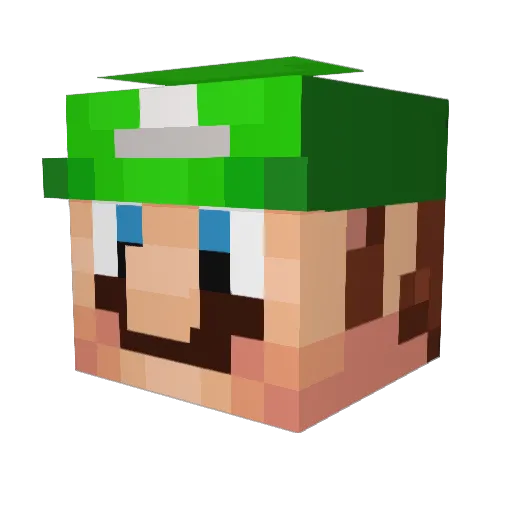 The_Primigenian Minecraft avatar head, 3D render