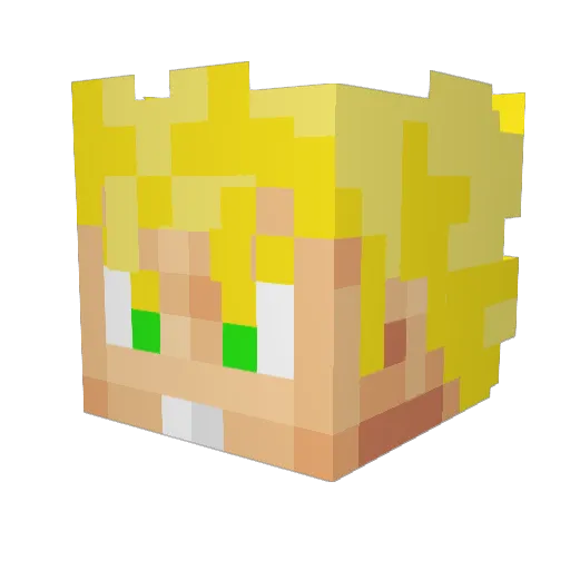 The_Prism Minecraft avatar head, 3D render