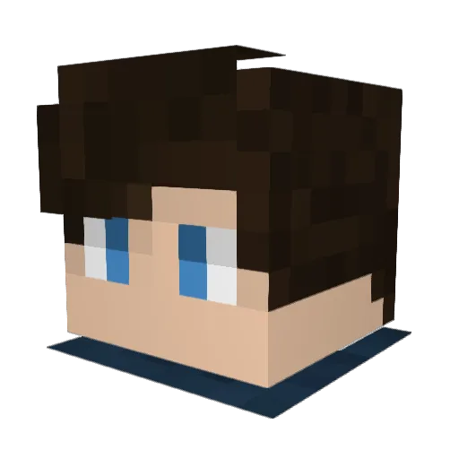 The_Pro_Jumper Minecraft avatar head, 3D render