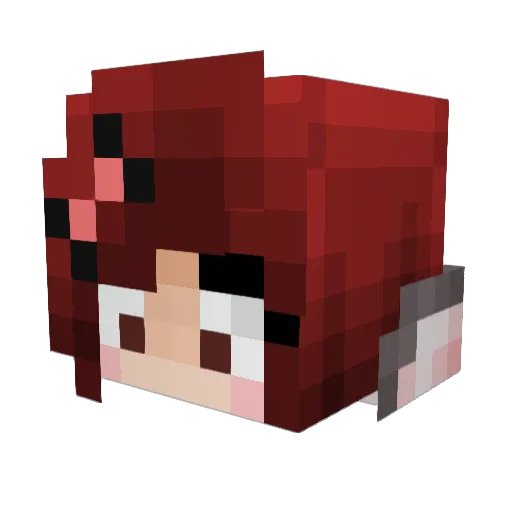 The_Punter Minecraft avatar head, 3D render