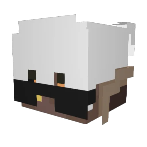 The_Radio_ Minecraft avatar head, 3D render