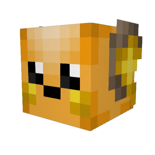 The_RaichuPotato Minecraft avatar head, 3D render