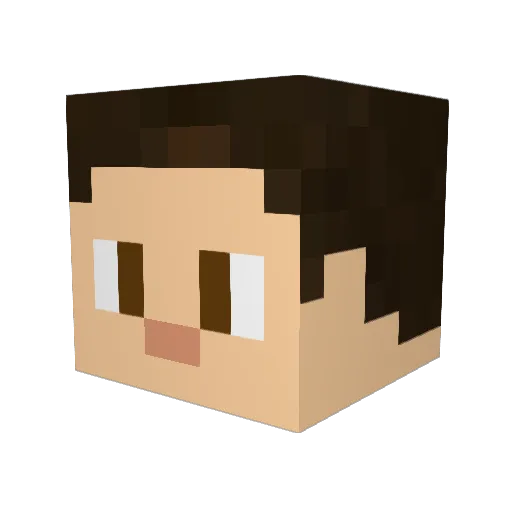 The_Ram_10 Minecraft avatar head, 3D render