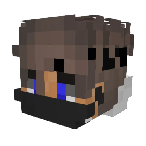 The_Ranger1 Minecraft avatar head, 3D render