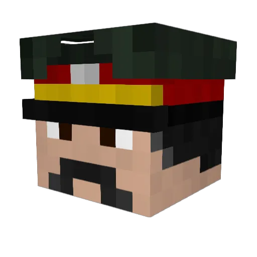 The_Rango_ Minecraft avatar head, 3D render