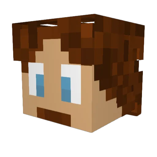 The_Rat_Lord_ Minecraft avatar head, 3D render