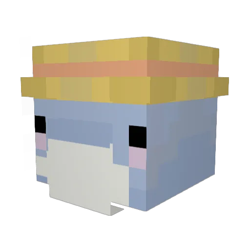 The_RePin Minecraft avatar head, 3D render