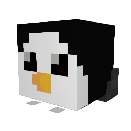 The_Real_Aang Minecraft avatar head, 3D render