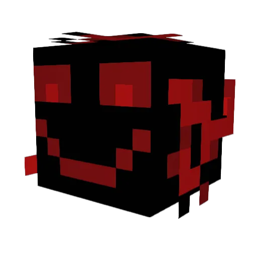 The_RedAgent Minecraft avatar head, 3D render