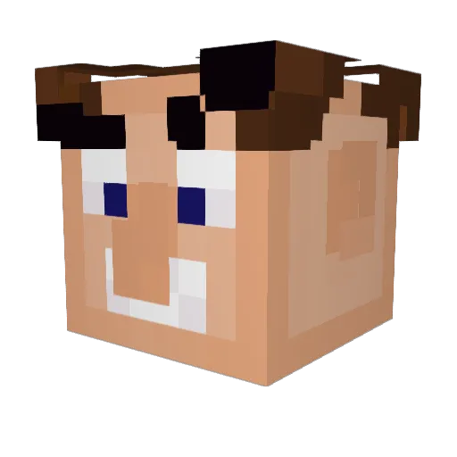 The_Redeagle Minecraft avatar head, 3D render