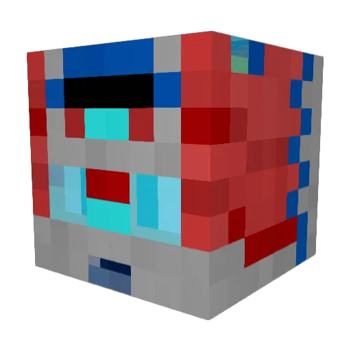 The_Rich_Chicken Minecraft avatar head, 3D render