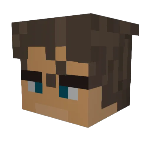 The_Satore Minecraft avatar head, 3D render