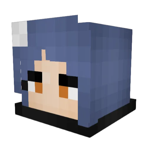 The_Sauru5 Minecraft avatar head, 3D render