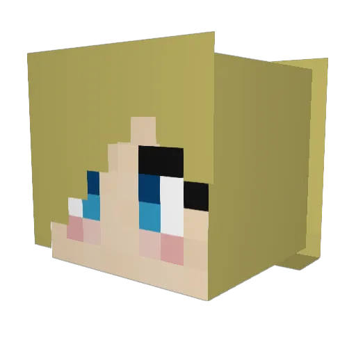 The_Scilencer Minecraft avatar head, 3D render