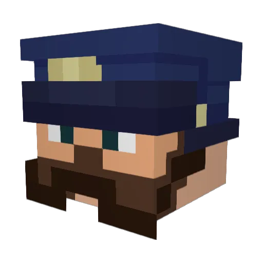 The_Scottsman Minecraft avatar head, 3D render