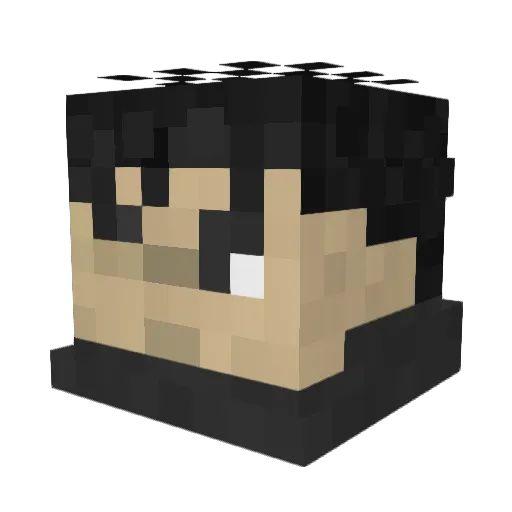 The_Screen Minecraft avatar head, 3D render