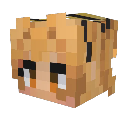 The_Seaborg Minecraft avatar head, 3D render