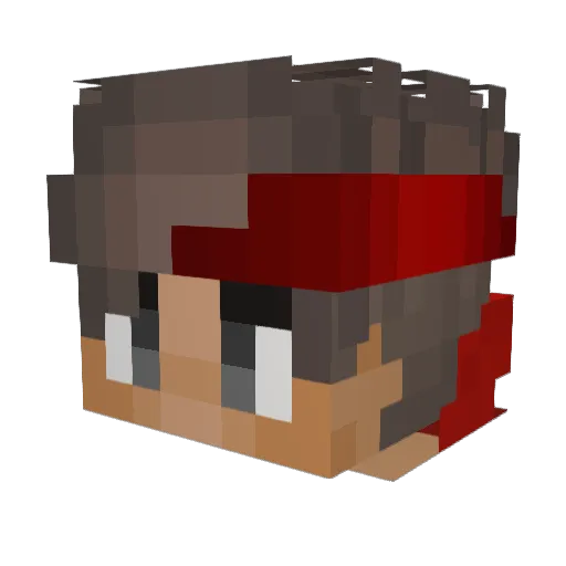 The_Shadow661 Minecraft avatar head, 3D render