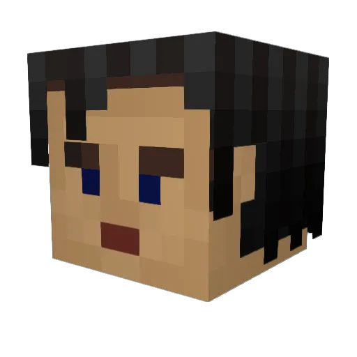 The_Sherriff Minecraft avatar head, 3D render