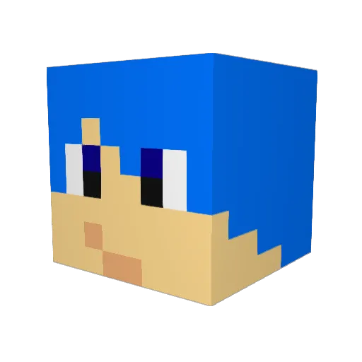 The_Shirleyy Minecraft avatar head, 3D render