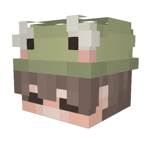 The_SilentDream Minecraft avatar head, 3D render