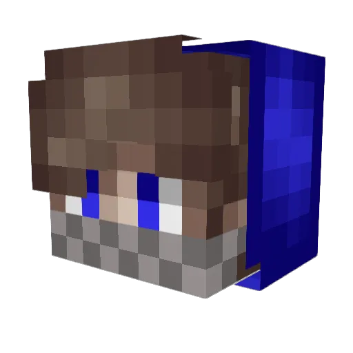 The_Skelies Minecraft avatar head, 3D render