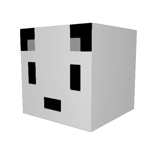 The_SlayerFox Minecraft avatar head, 3D render