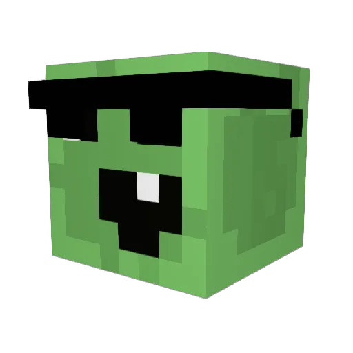 The_Slimester Minecraft avatar head, 3D render
