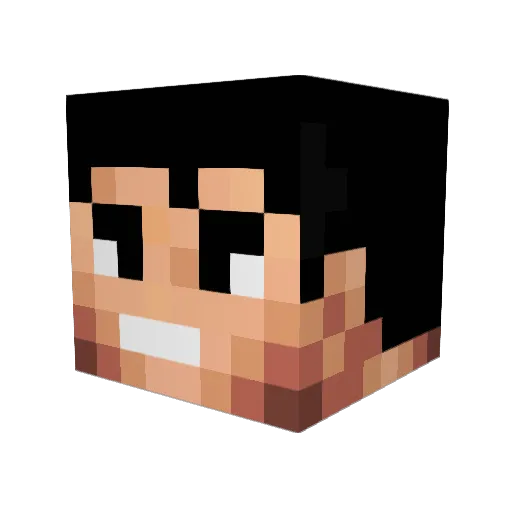 The_Smoky Minecraft avatar head, 3D render