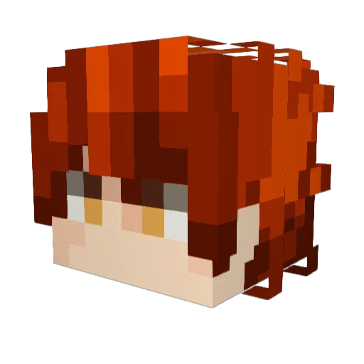 The_Sock_Stealer Minecraft avatar head, 3D render