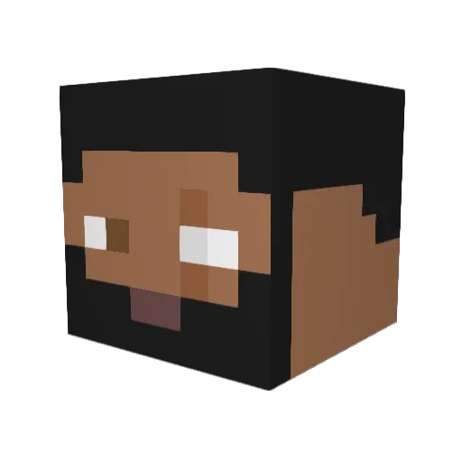 The_Spacer22 Minecraft avatar head, 3D render