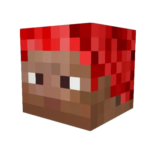 The_Technician Minecraft avatar head, 3D render
