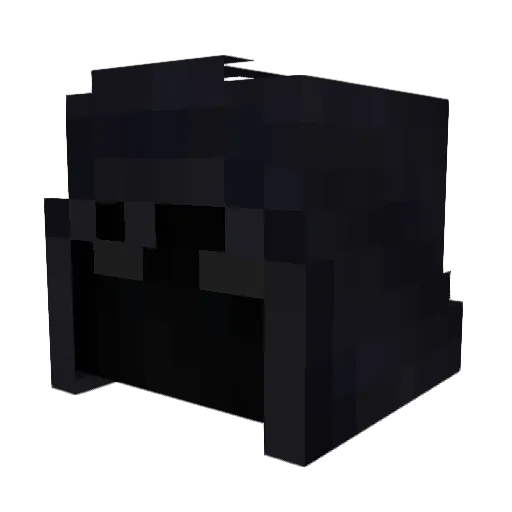 The_Than Minecraft avatar head, 3D render