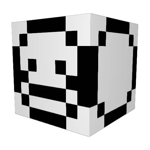The_Thex7 Minecraft avatar head, 3D render