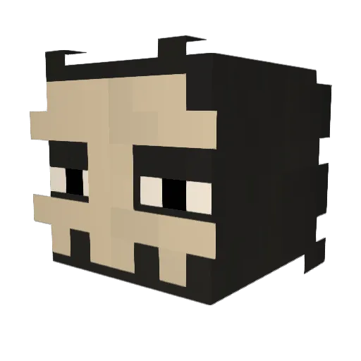 The_Thing9 Minecraft avatar head, 3D render