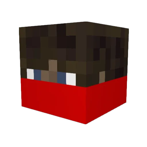 The_Tiny_Terror Minecraft avatar head, 3D render