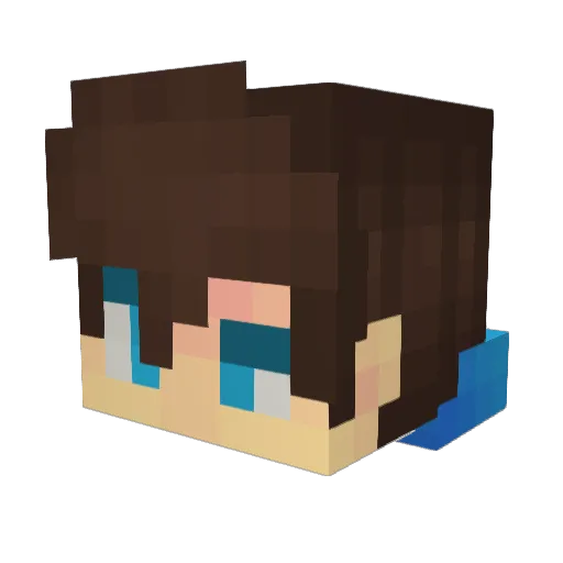 The_Tonk Minecraft avatar head, 3D render