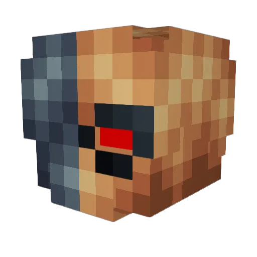 The_Troublemaker Minecraft avatar head, 3D render