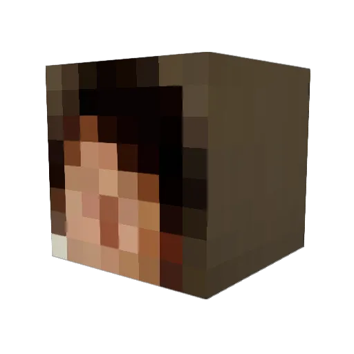 The_True_Jean Minecraft avatar head, 3D render