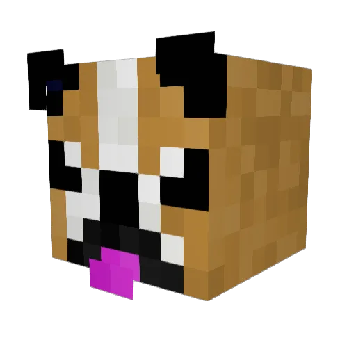 The_VenomA Minecraft avatar head, 3D render