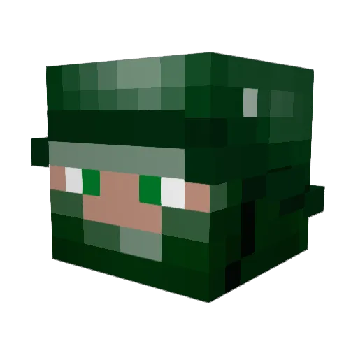 The_Watt Minecraft avatar head, 3D render