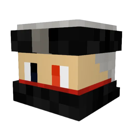 The_Weebonator Minecraft avatar head, 3D render