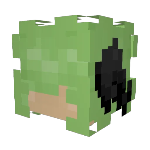 The_Wenyz Minecraft avatar head, 3D render