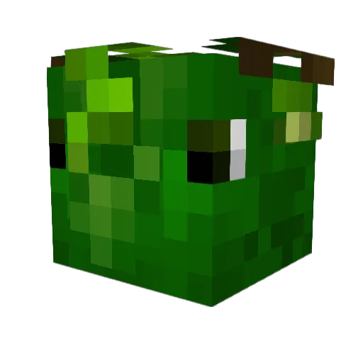 The_Werecat Minecraft avatar head, 3D render