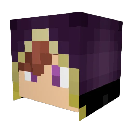 The_Wicken Minecraft avatar head, 3D render