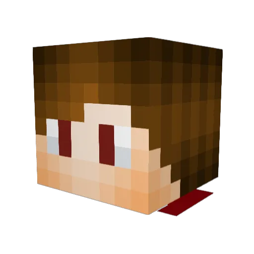 The_Widow_Maker Minecraft avatar head, 3D render