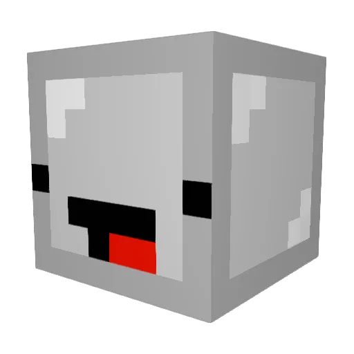 The_Wild_Spoon Minecraft avatar head, 3D render