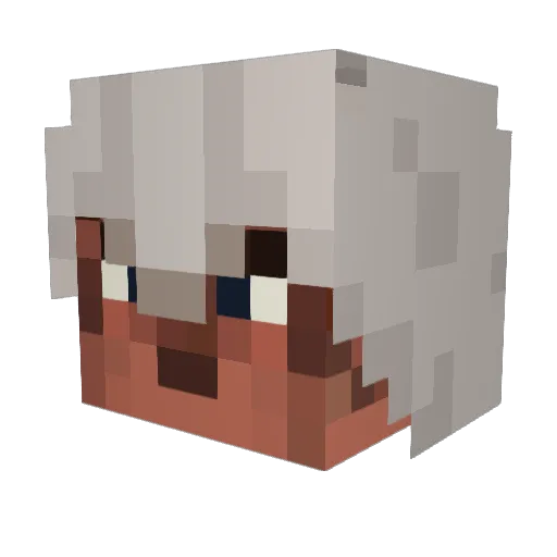 The_Wind_King Minecraft avatar head, 3D render