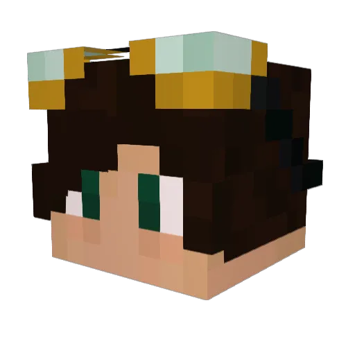 The_WinterWolf Minecraft avatar head, 3D render